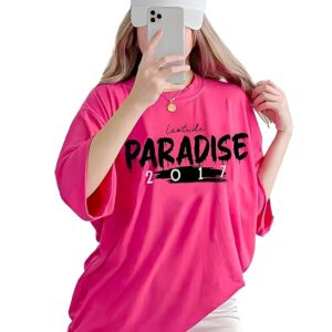 Women Cottonblend Half Sleeve Oversized Regular Fit T-Shirts